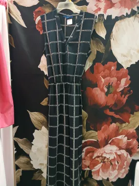 APT. 9 BLACK AND WHITE JUMPSUIT Size L #99