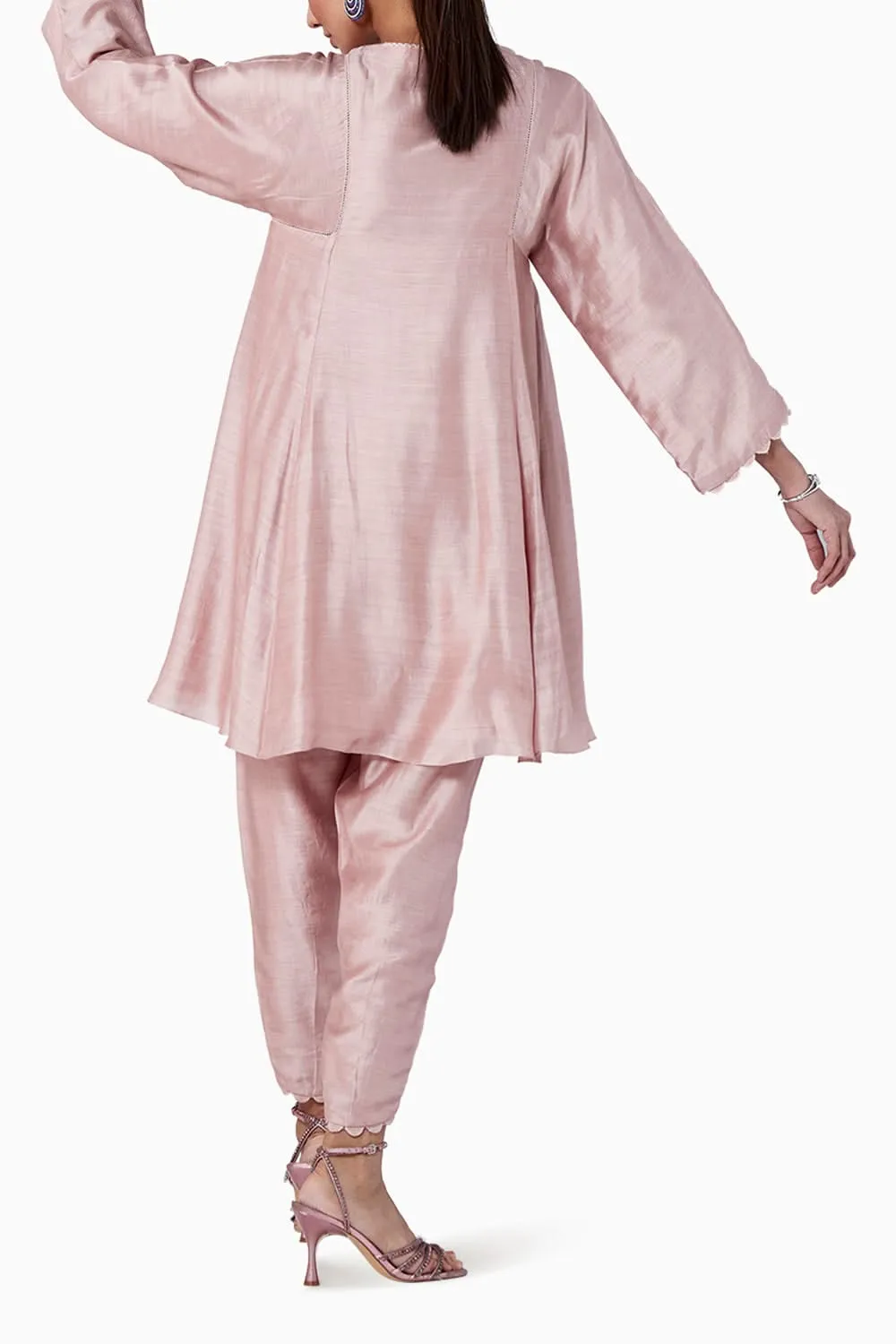 Arbor Dusky Pink Kurta Set