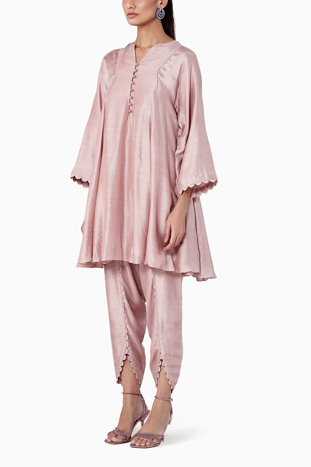 Arbor Dusky Pink Kurta Set
