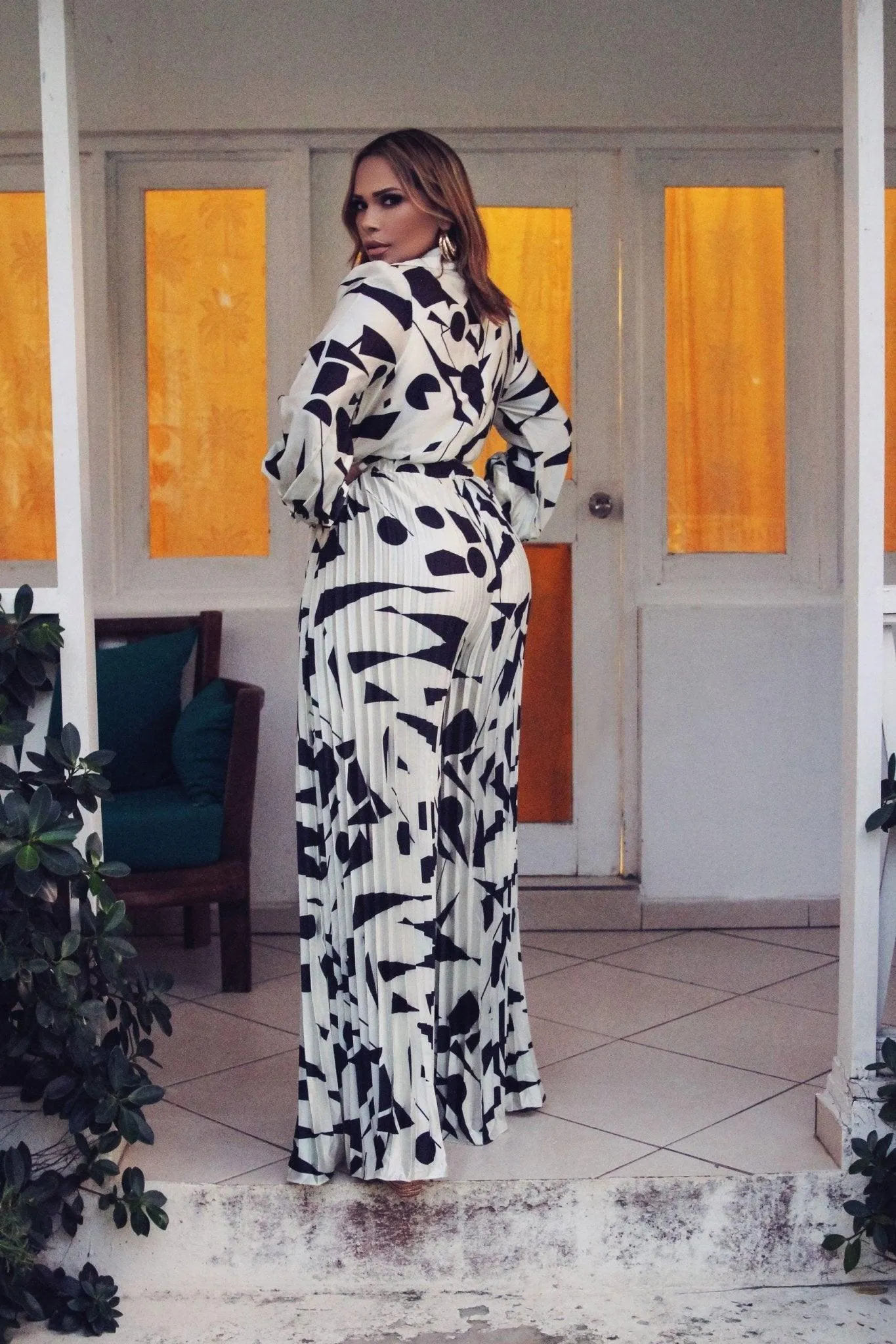 Artwork Palazzo Jumpsuit