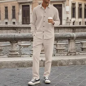 Aule Corduroy Charm Long Sleeve Set