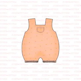 Baby Overall Cookie Cutter