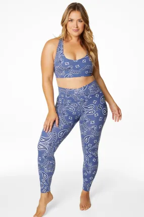 Bandana Leggings Indigo (FINAL SALE)