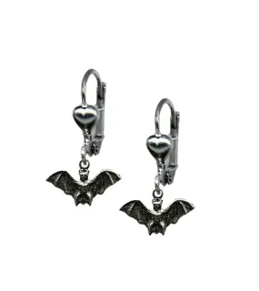 Bat Dangle Earrings by Classic Hardware