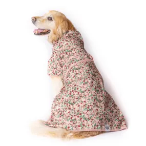Beat the Elements Dog Raincoat | Pink Ditsy