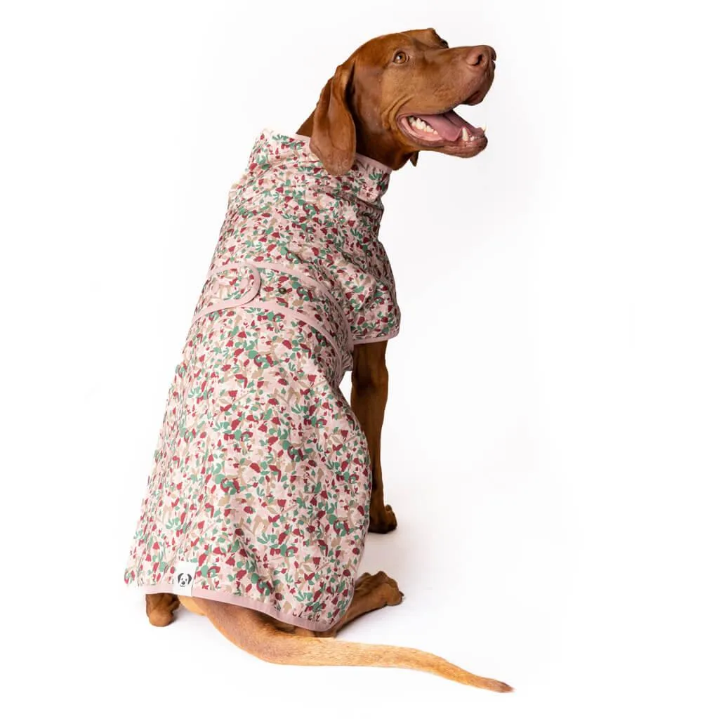 Beat the Elements Dog Raincoat | Pink Ditsy