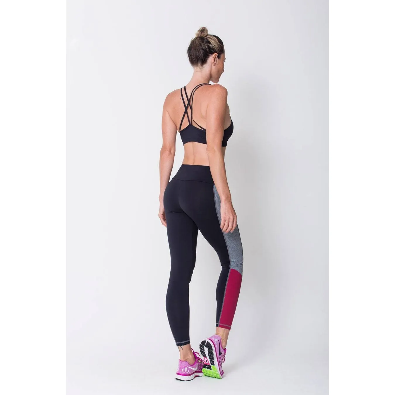 Black Contrast Legging