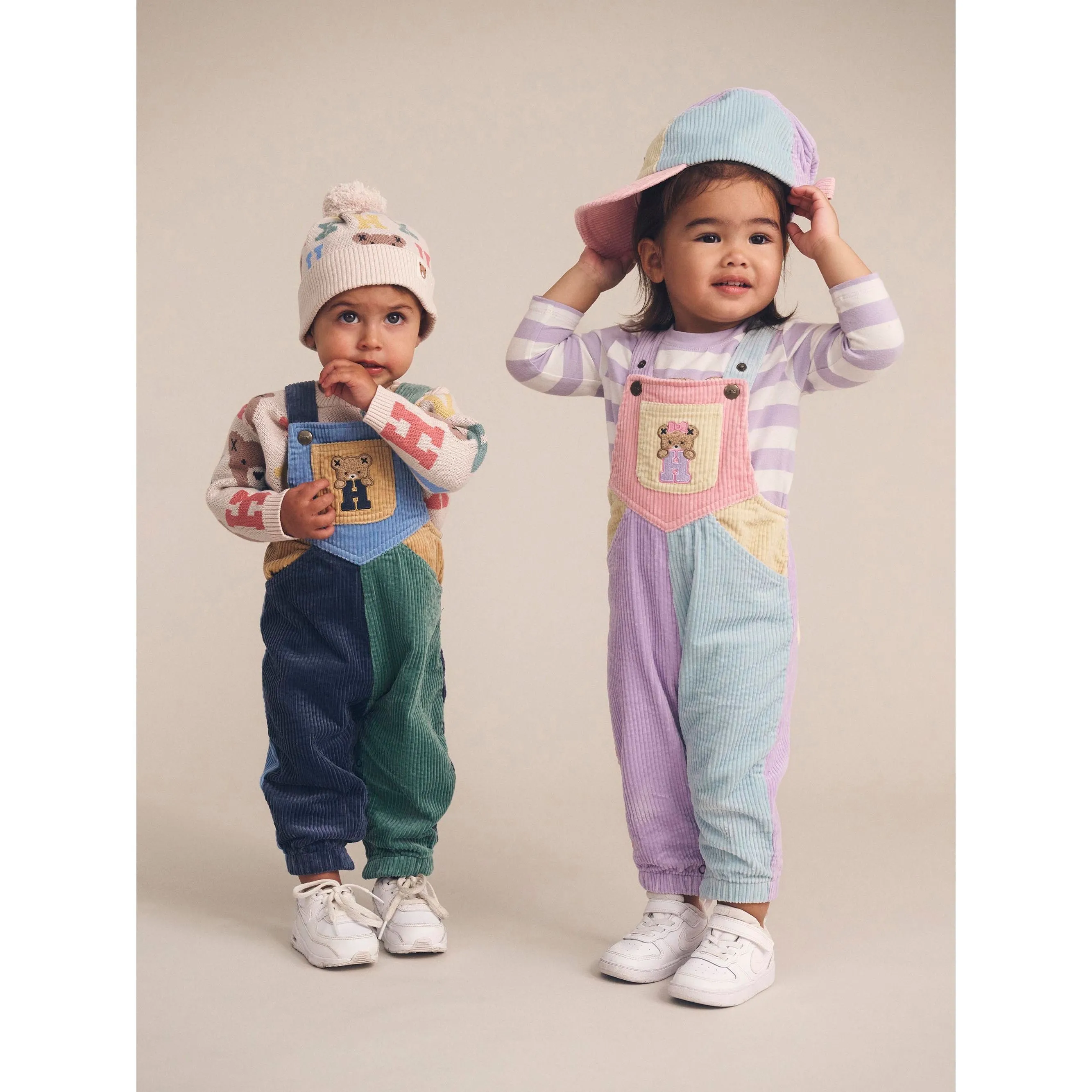 Blush Colour Block Overall