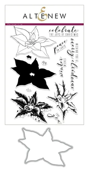 Build-A-Flower: Poinsettia Layering Stamp & Die Set
