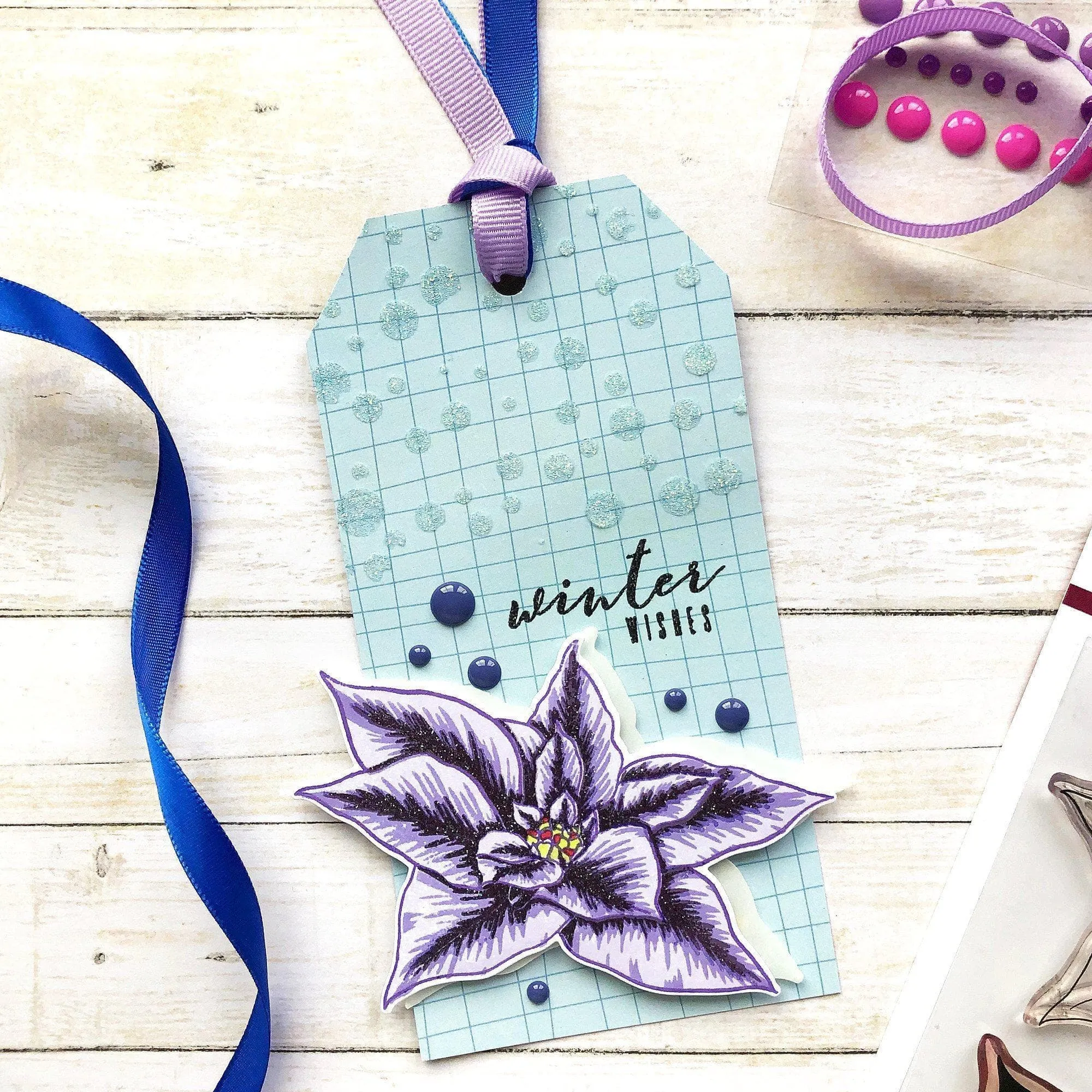 Build-A-Flower: Poinsettia Layering Stamp & Die Set