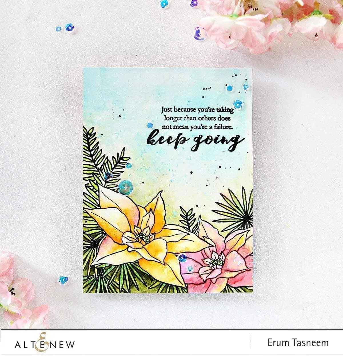 Build-A-Flower: Poinsettia Layering Stamp & Die Set