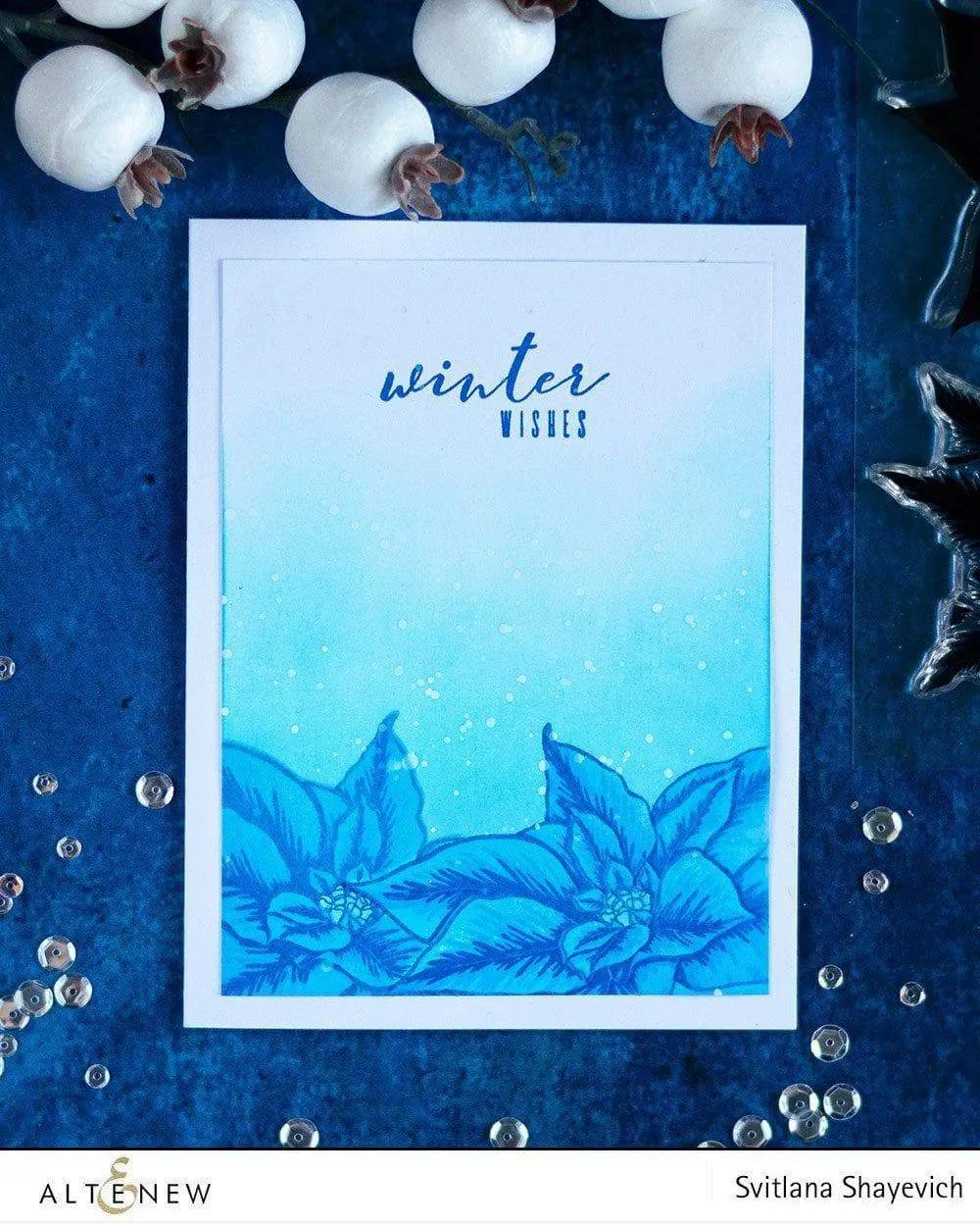 Build-A-Flower: Poinsettia Layering Stamp & Die Set