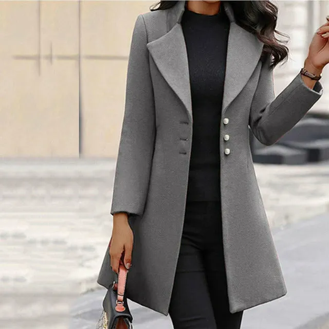 Casual Woolen Coat