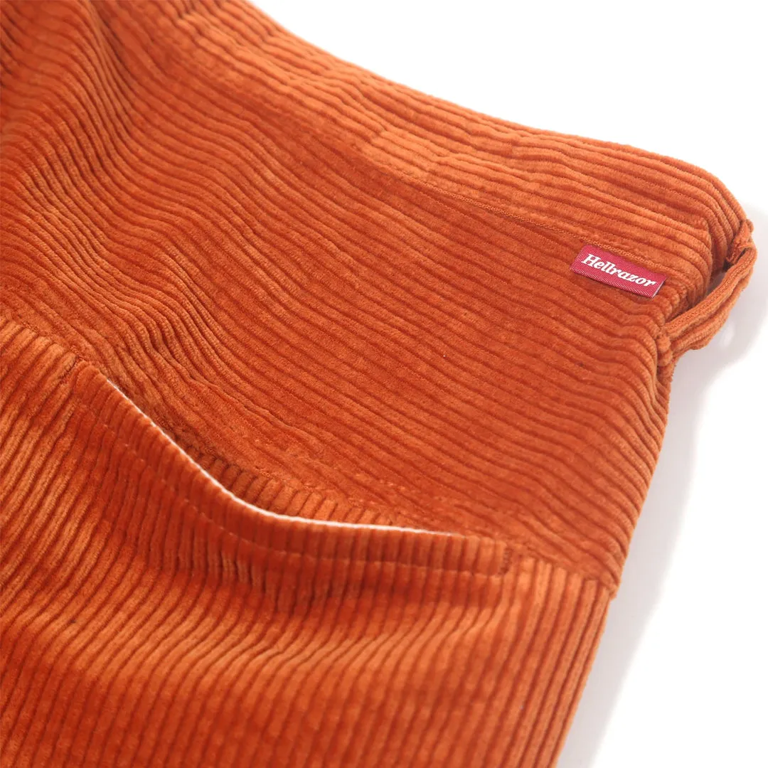 Corduroy Pants - Rust Orange