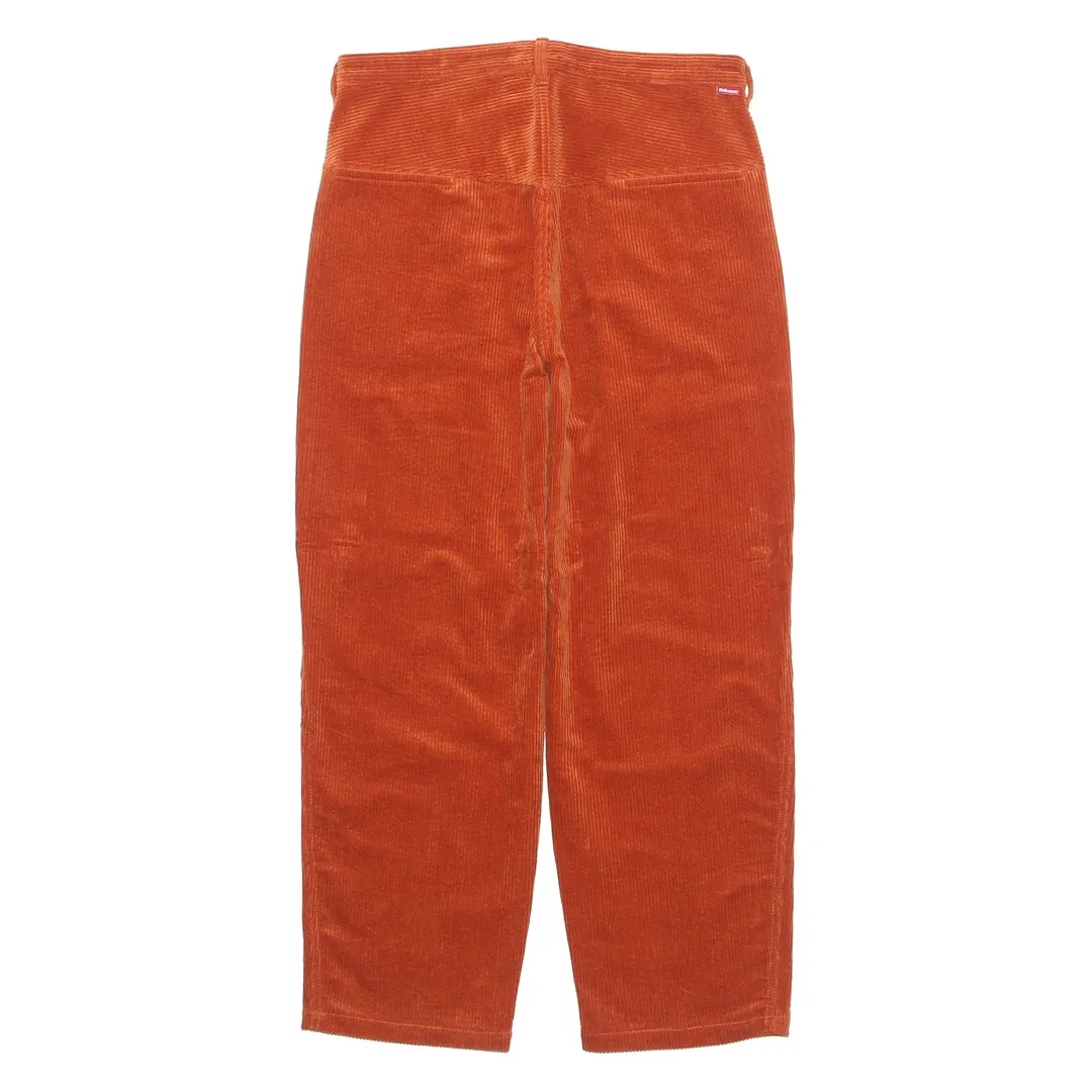 Corduroy Pants - Rust Orange