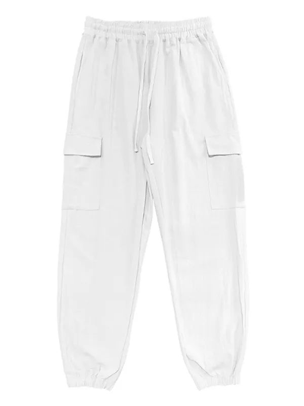 Cotton Joggers for Men Lightweight Beach Pants