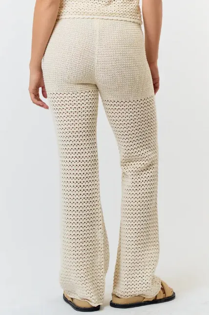 Crochet Drawstring Pants
