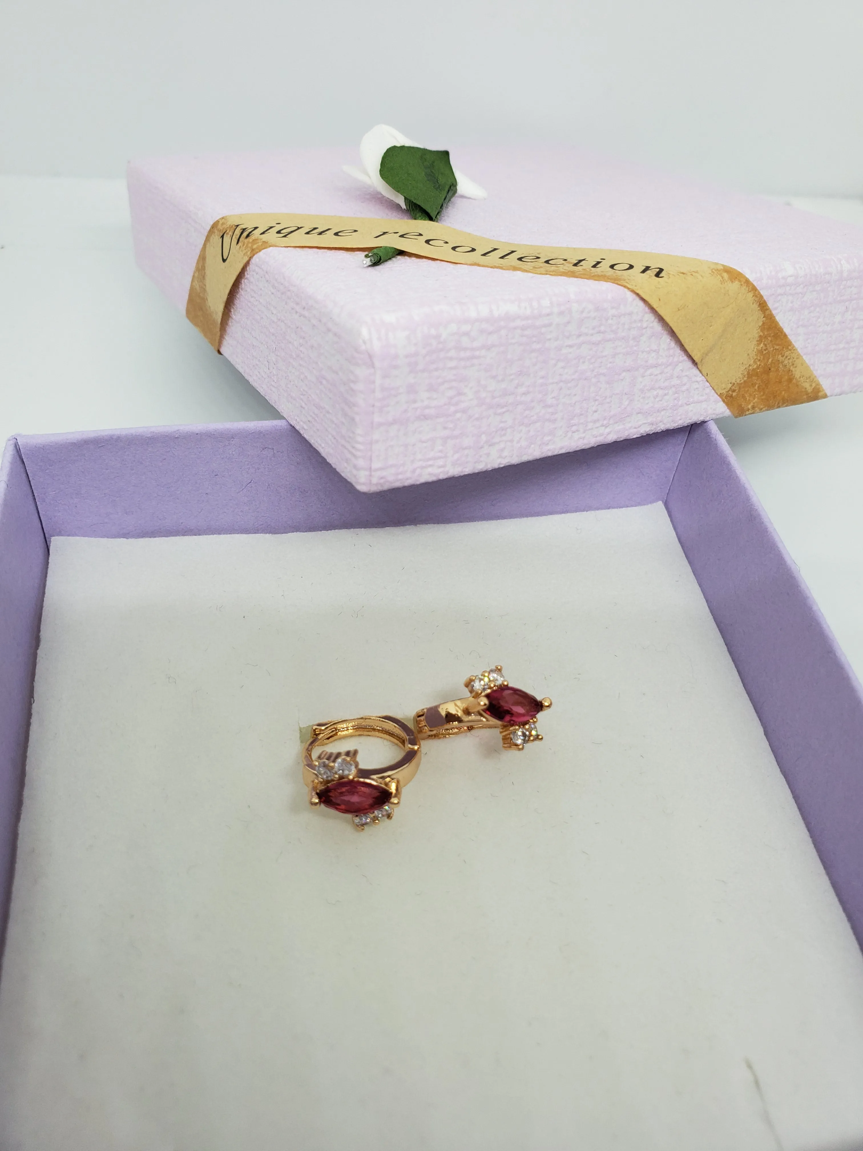 Daily use gold plated hoop  earrings