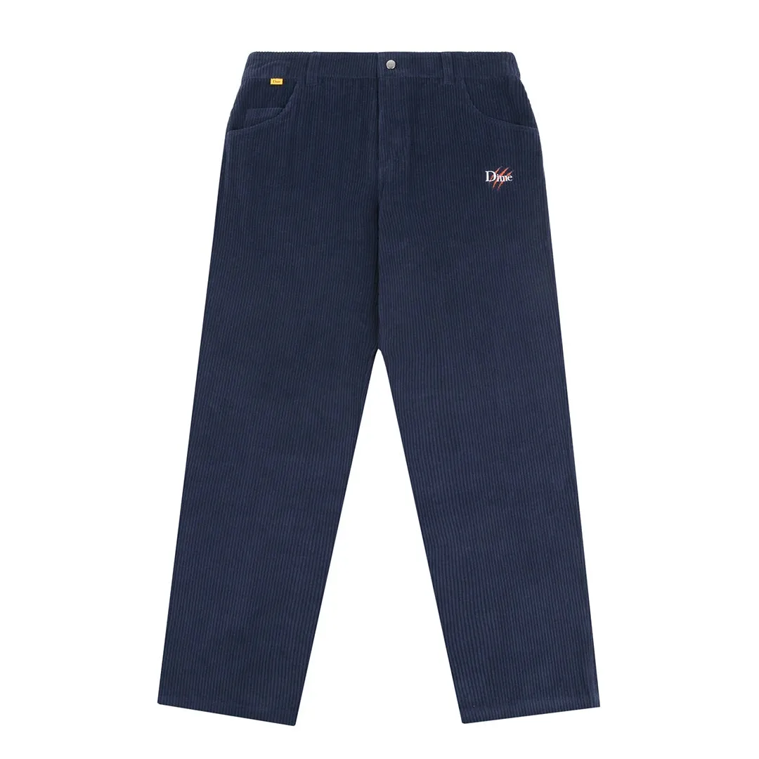 Dino Baggy Corduroy Pants - Navy