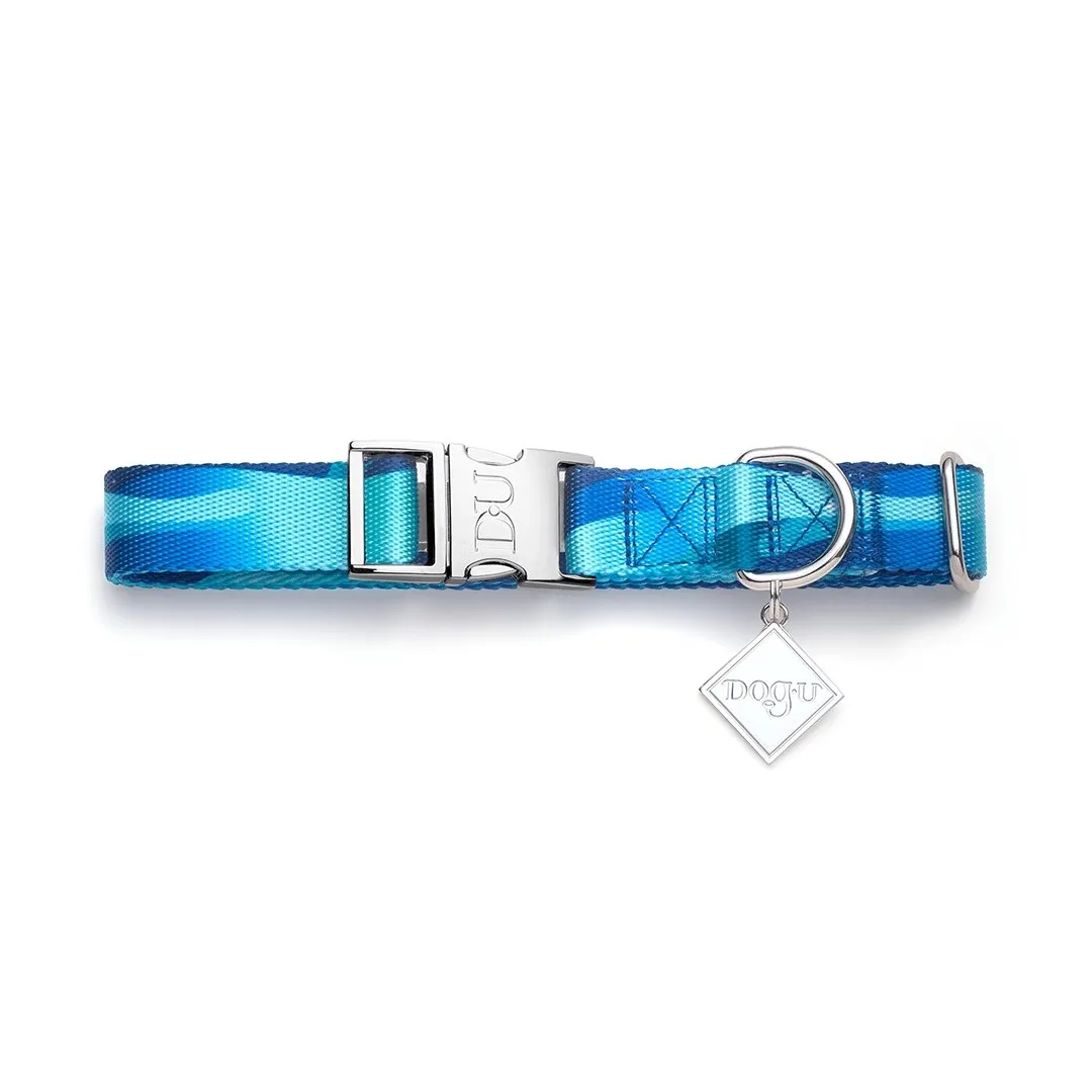 Dog Collar | Northern Lights - Cyan