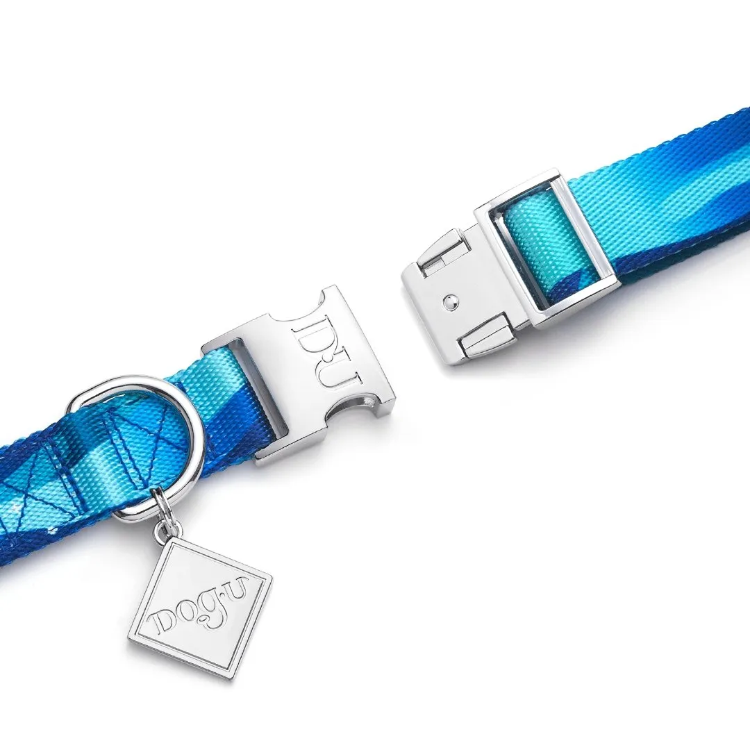 Dog Collar | Northern Lights - Cyan