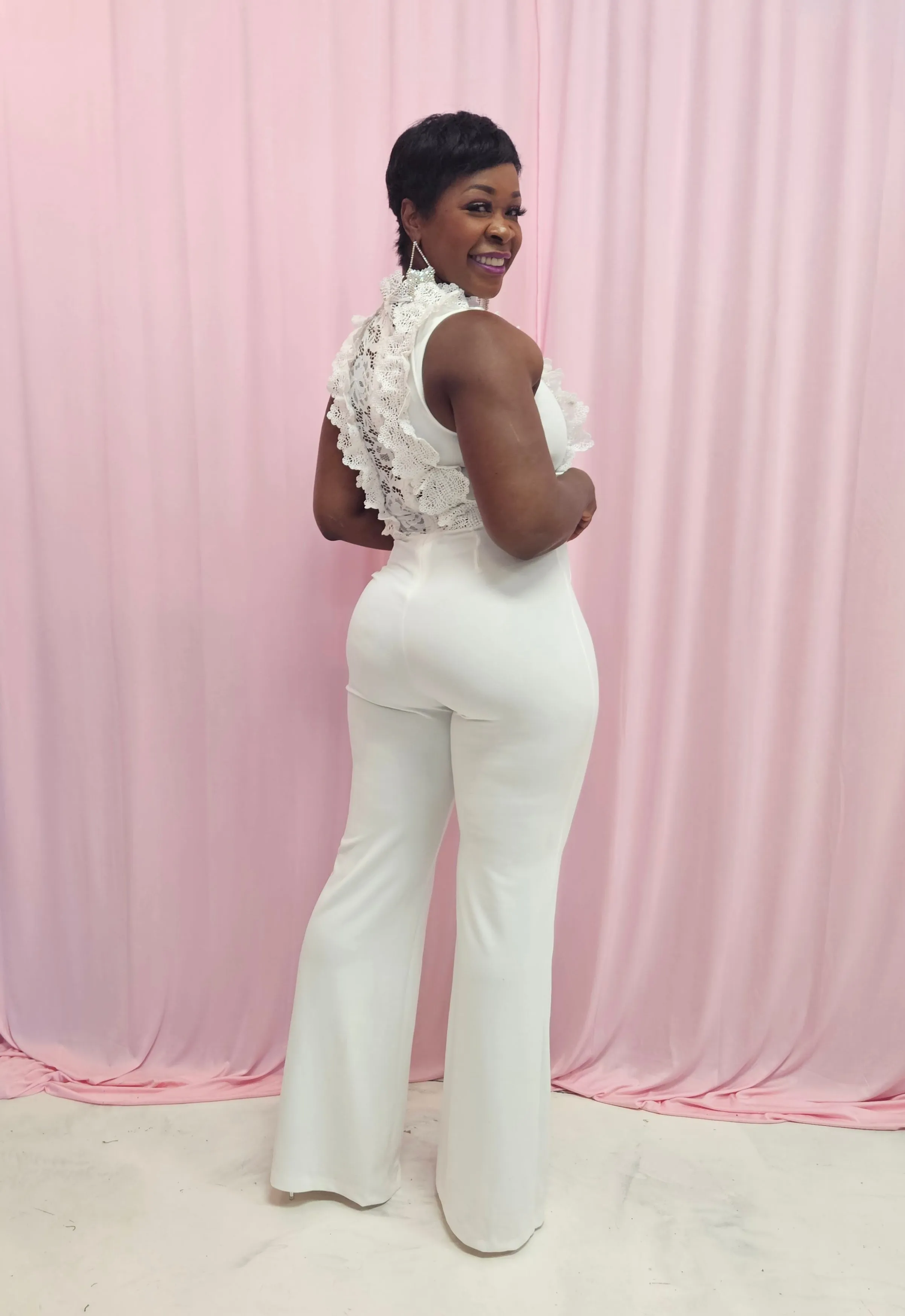 Ellie White Jumpsuit