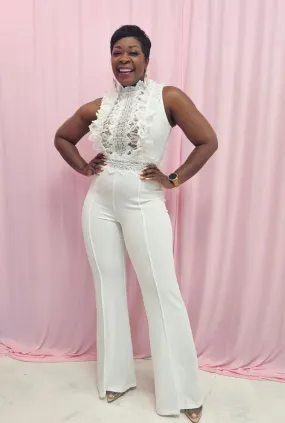 Ellie White Jumpsuit