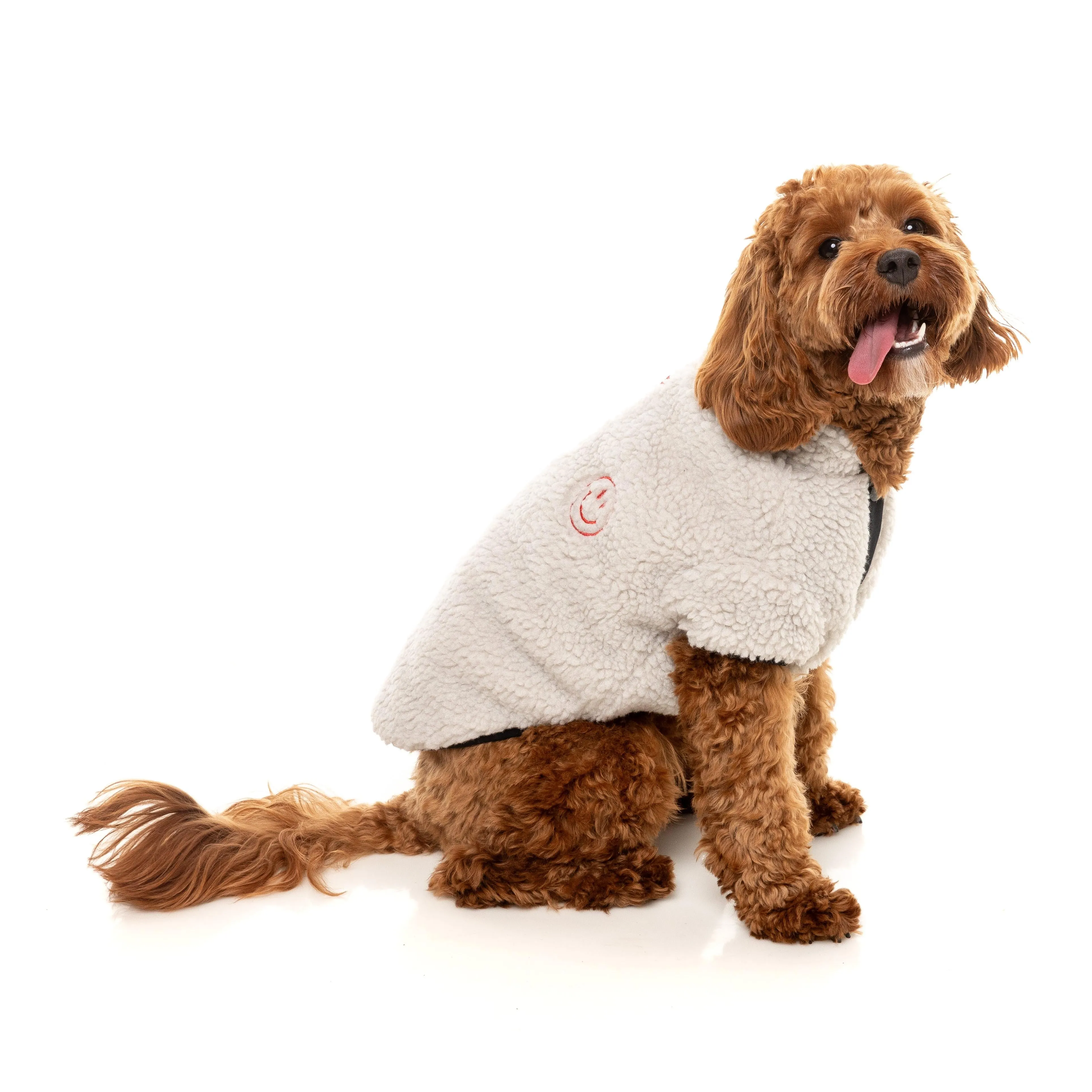 FuzzYard Dog Apparel Jacket Basecamp Stone Size 5