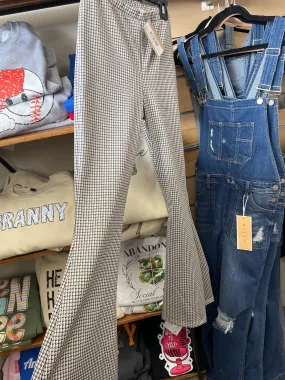 Game Day Houndstooth Flared Pants