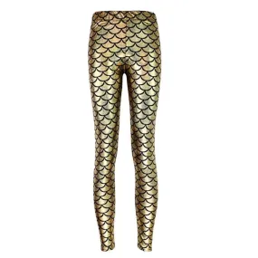 Golden Mermaid Women's Leggings