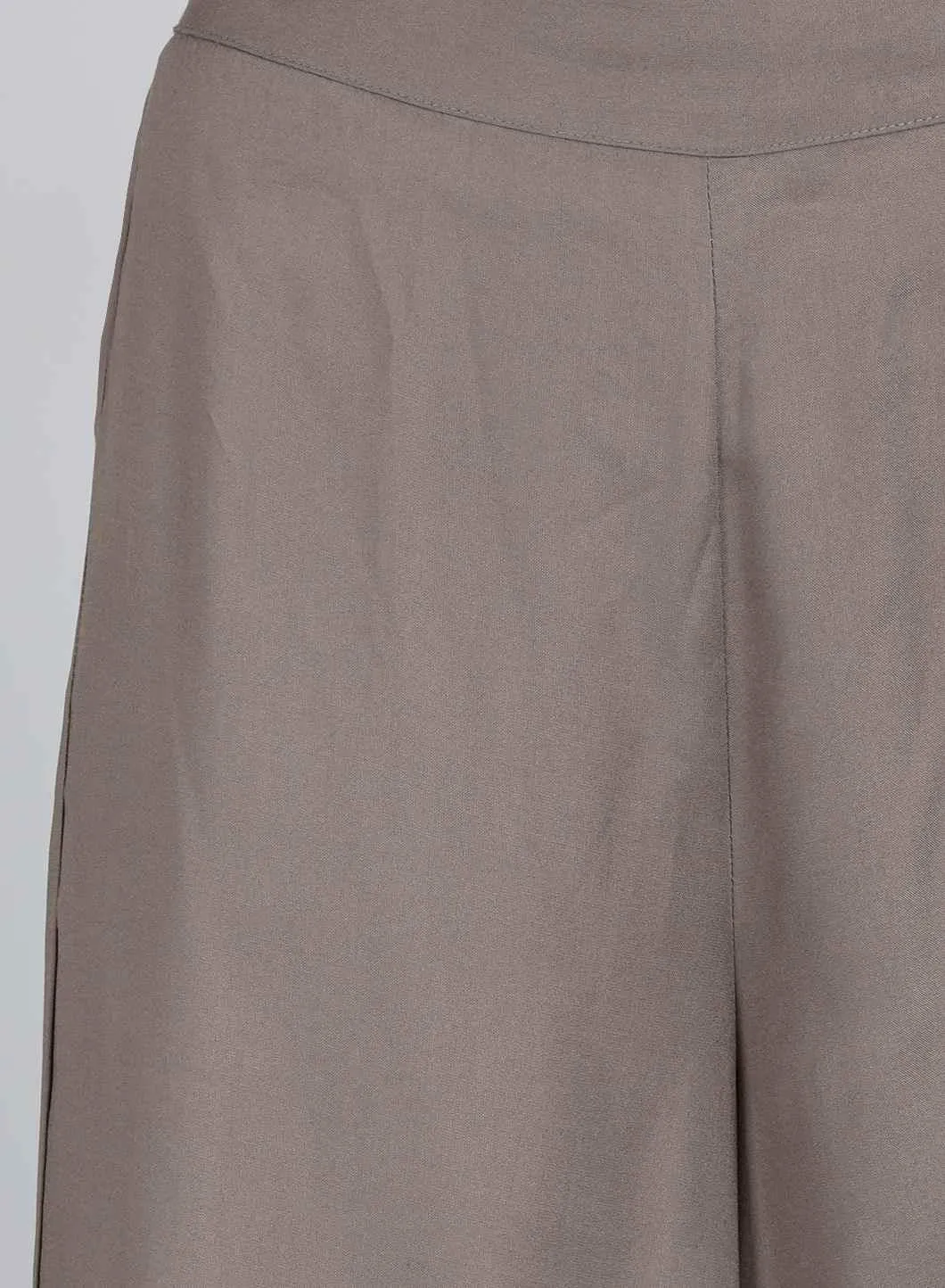 Grey Flared Pants