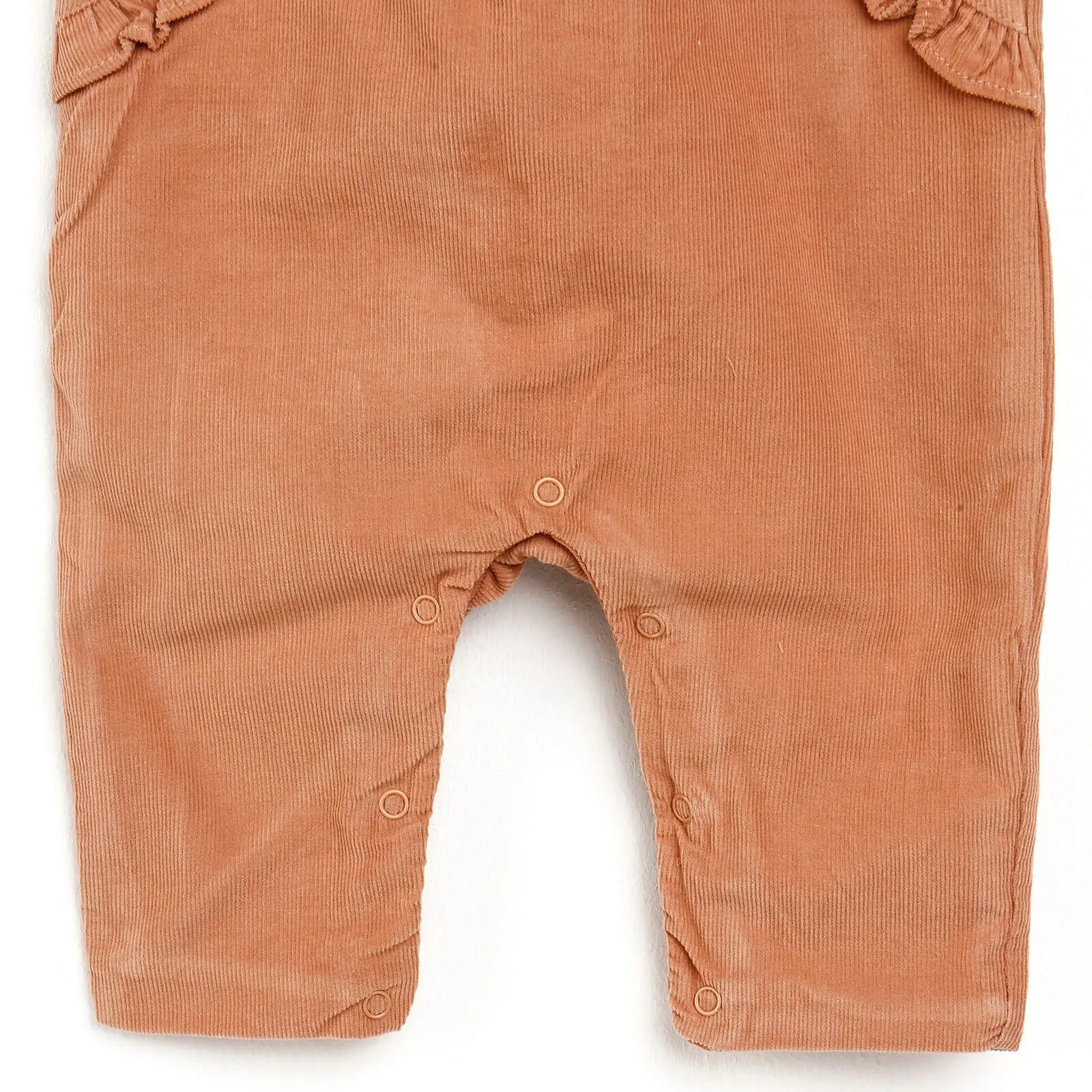 HelloBaby Overall Shorts-Sweatshirt - Mink
