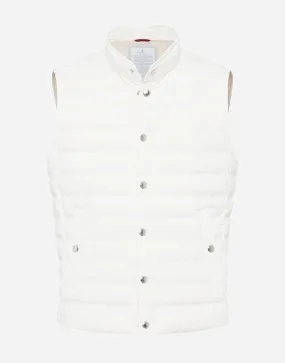 High-Neck Quilted Gilet