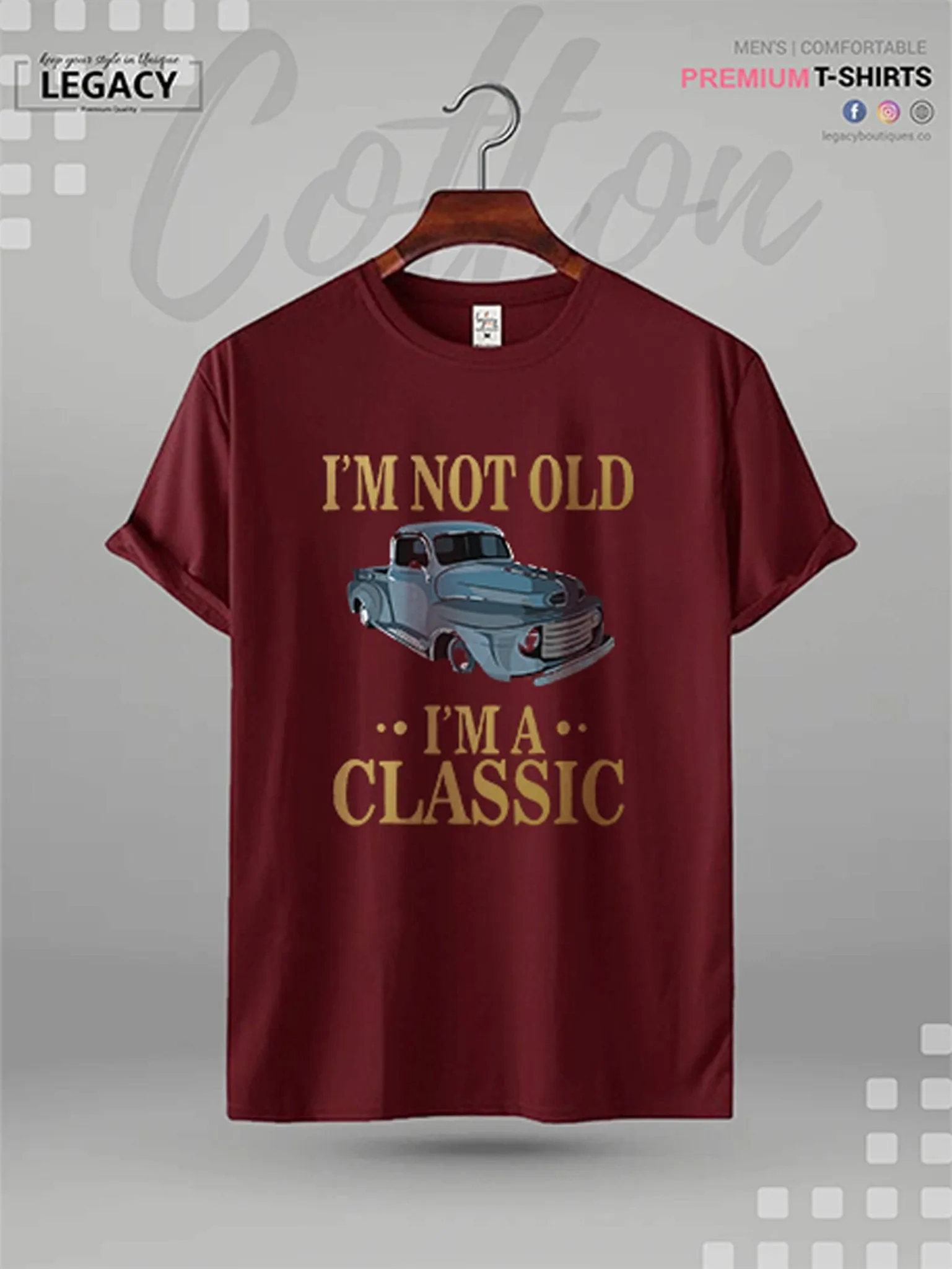 I'm Not Old I'm A Classic Print Men's High Quality In Cheapest Price T-Shirt