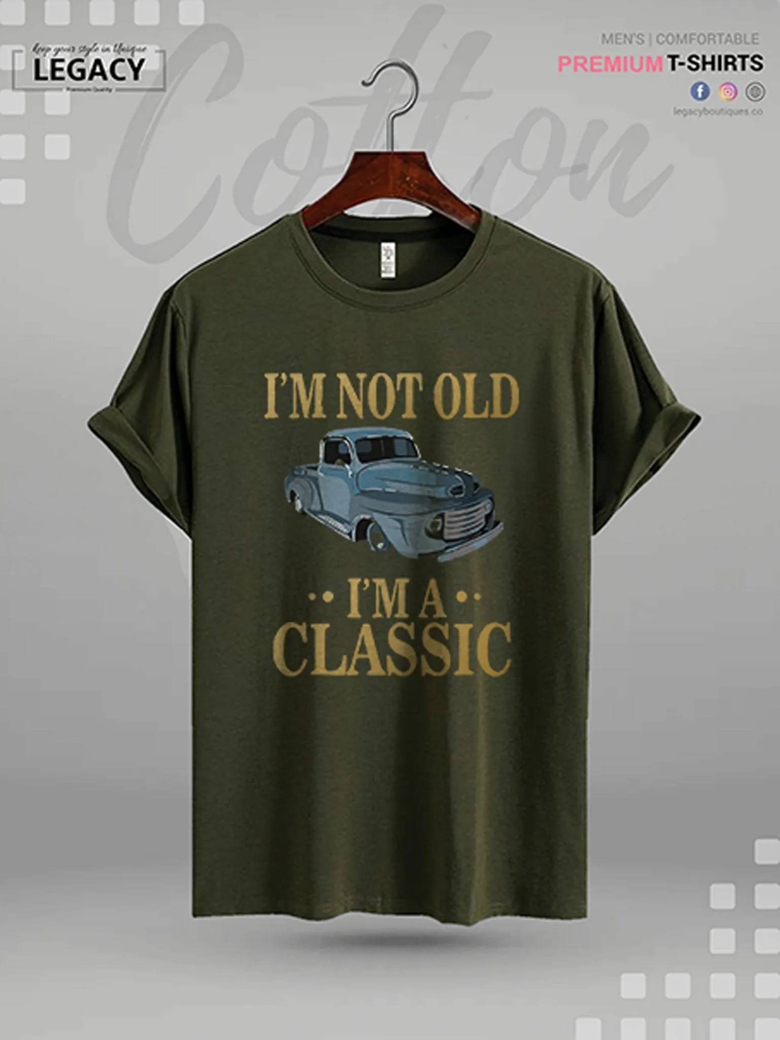 I'm Not Old I'm A Classic Print Men's High Quality In Cheapest Price T-Shirt