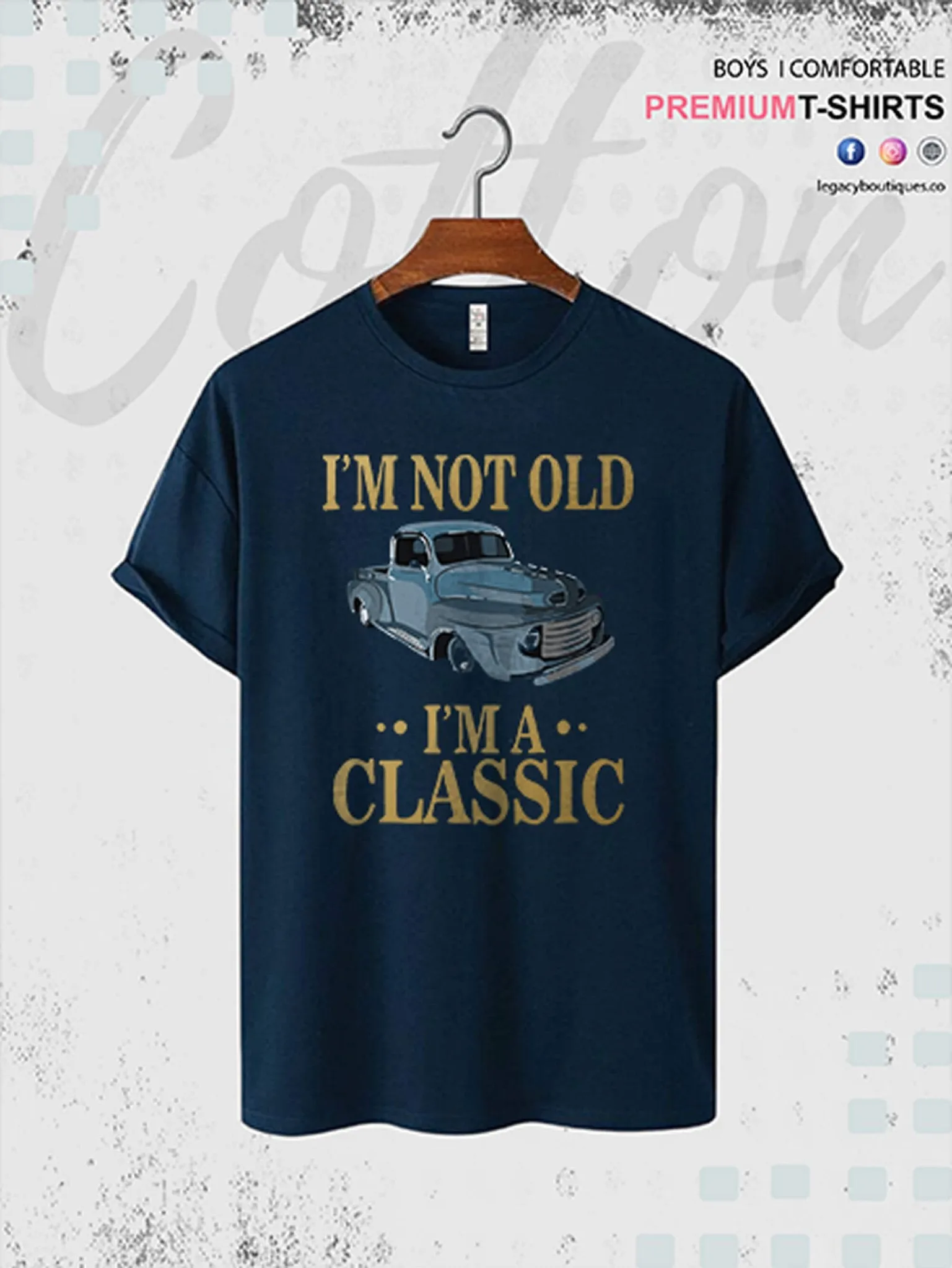I'm Not Old I'm A Classic Print Men's High Quality In Cheapest Price T-Shirt