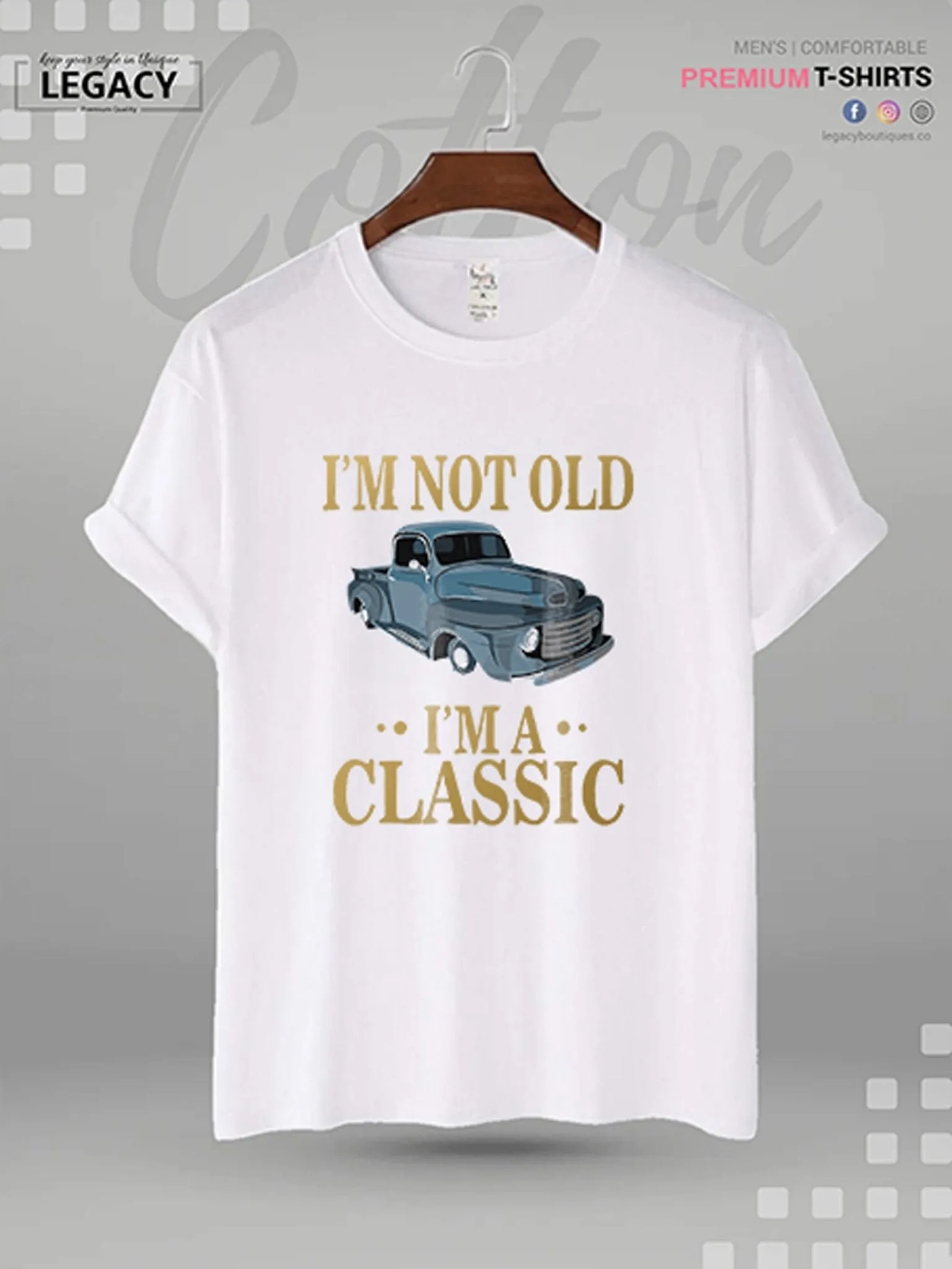 I'm Not Old I'm A Classic Print Men's High Quality In Cheapest Price T-Shirt
