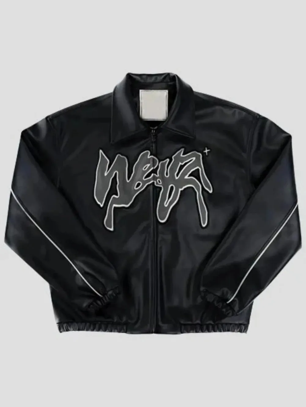 Jinquedai men’s fashion National Fashion Autumn and Winter Vibe Fan Car Leather Jacket Men's American Hiphop Winter Coat Fashion