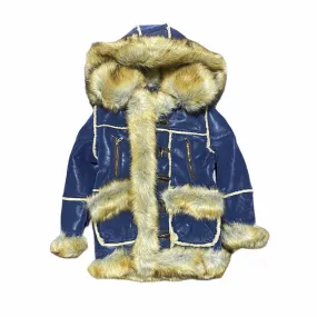 Juniors Jordan Craig Aspen Shearling Jacket (Midnight Blue)