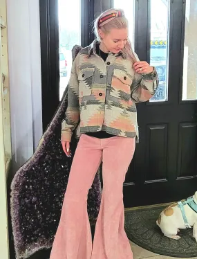 Just Peachy Corduroy Bell Bottoms