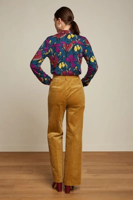King Louie Marcie Pants Corduroy Mustard Gold