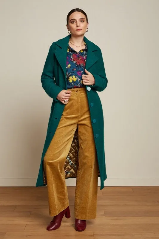 King Louie Marcie Pants Corduroy Mustard Gold