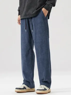 Lazaro - Relaxed Fit Corduroy Pants
