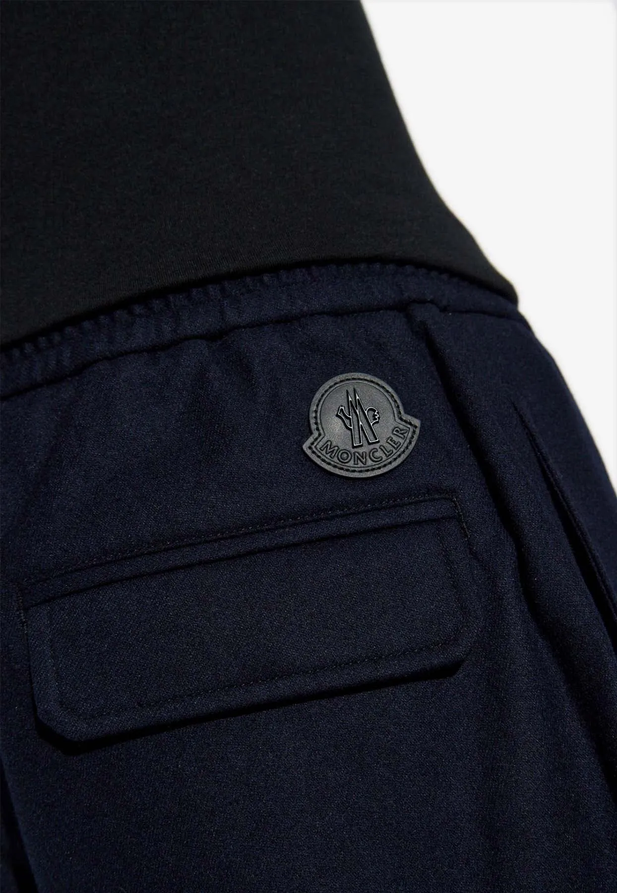Logo Patch Drawstring Track Pants