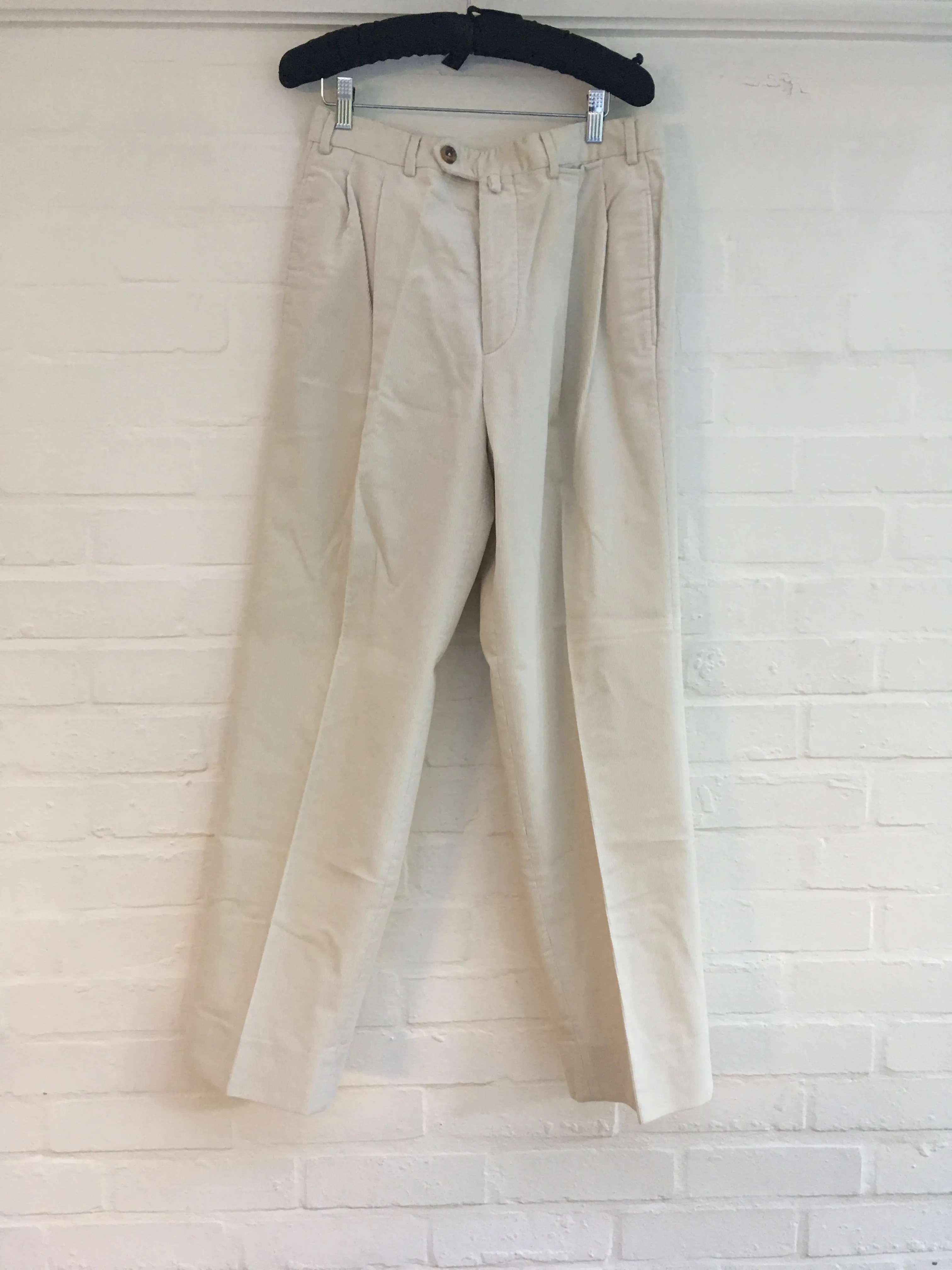 LORO PIANA Flat Front Corduroy Pants Trousers Size I 50 US 34 Men