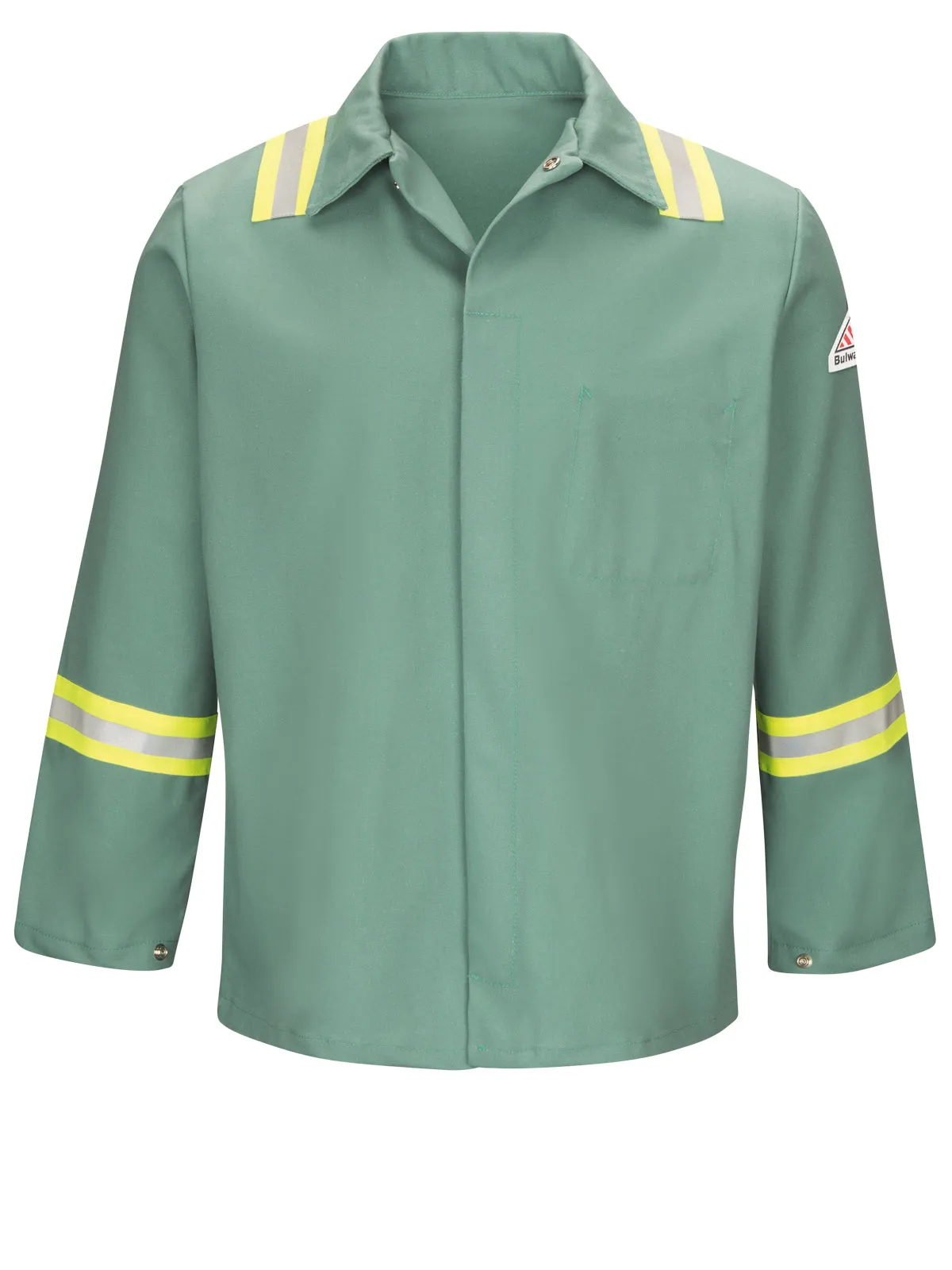 Men's Molten Metal Enhanced Visibility Coat - KEM4 - Visual Green