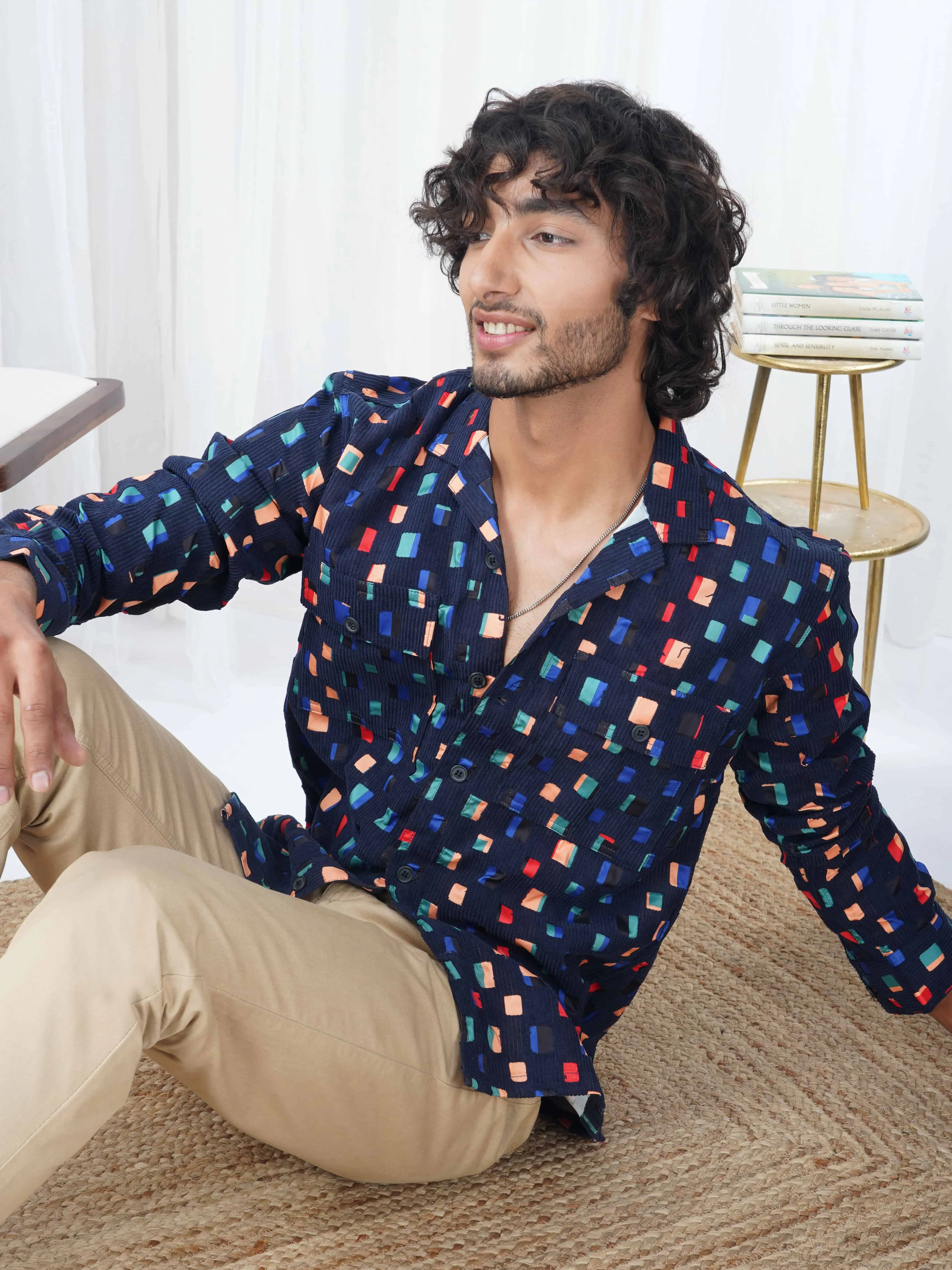 Navy Imported Premium Shirt for Men's