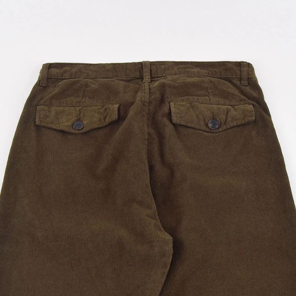 Outland Khaki Corduroy Pleats Pants