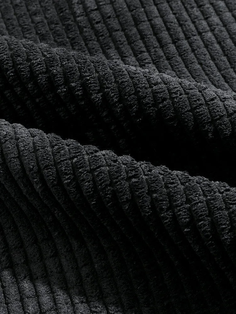 Paisley Print Corduroy Pants