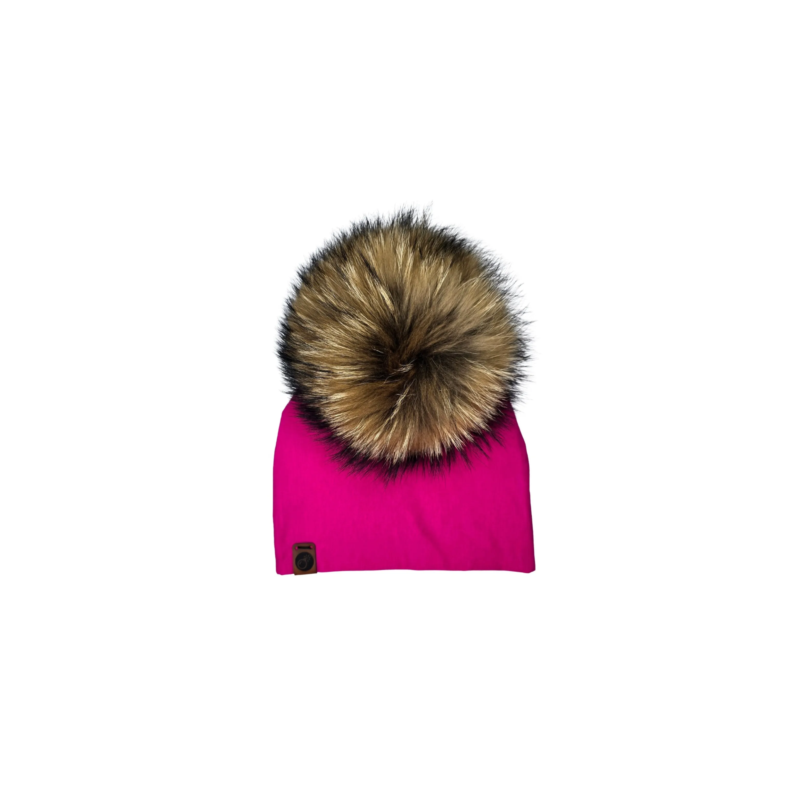 PomPom Fabric Beanie